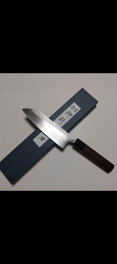 shirakaba　片刃包丁2本　 三徳④・⑤ 北岡英雄作