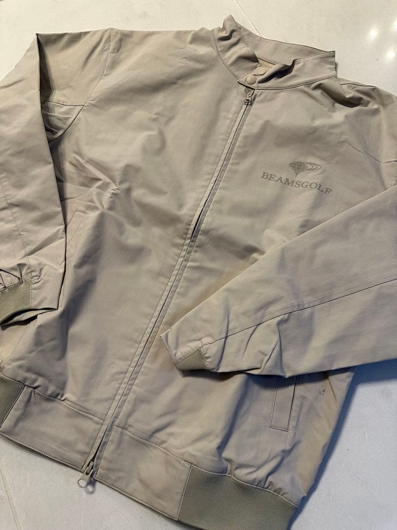 ビームスゴルフORANGE LABEL 撥水 スタンドカラー スイング ブルゾン