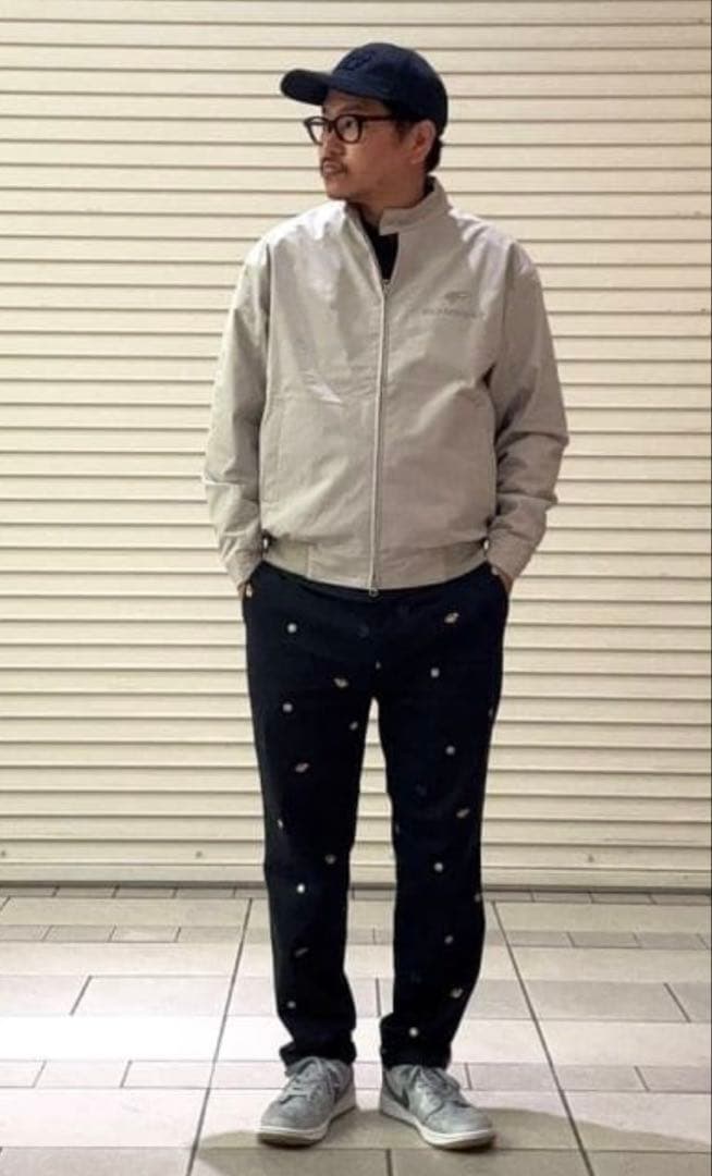 ビームスゴルフORANGE LABEL 撥水 スタンドカラー スイング ブルゾン