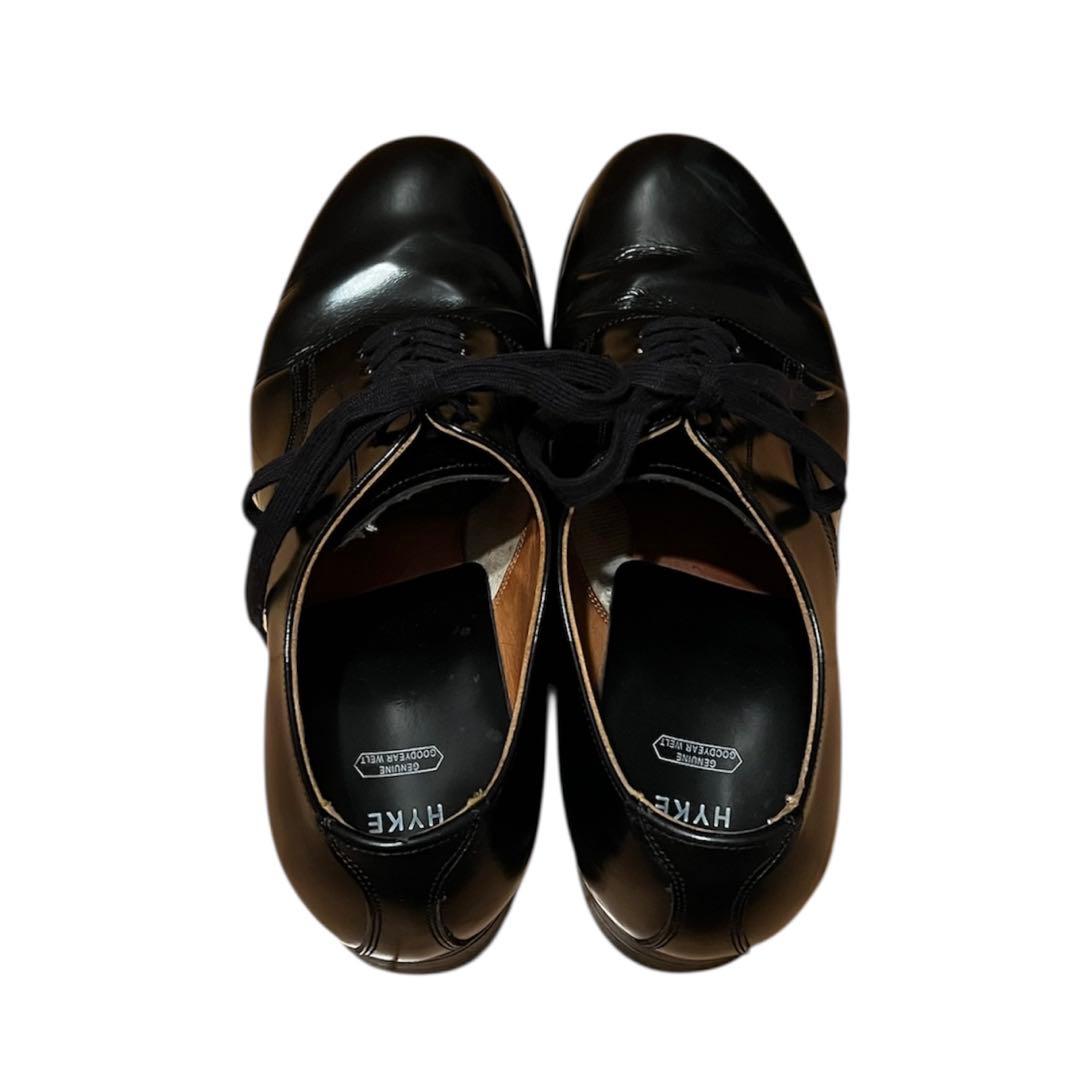 【HYKE】OXFORD BLACK COW HIDE size 7