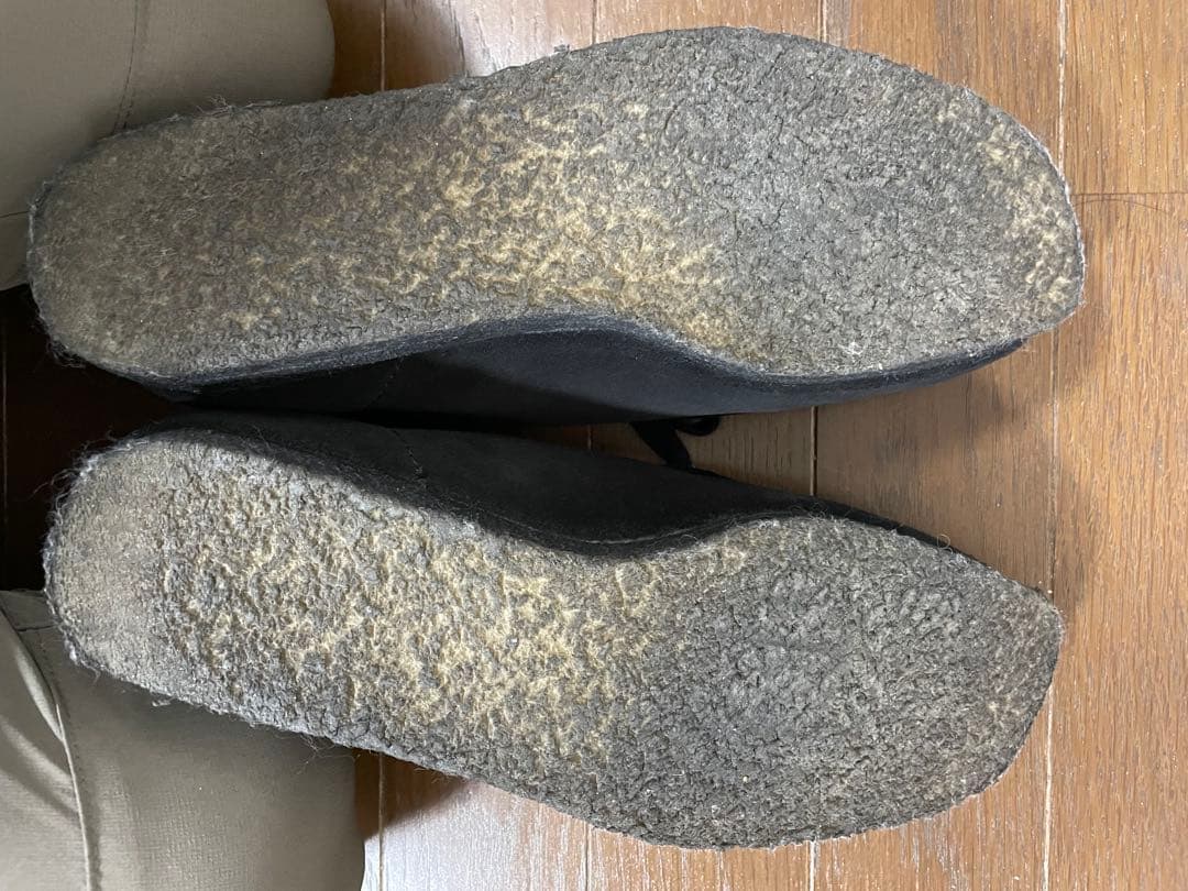 CLARKS WALLABEEクラークス　ワラビー　ブラックスエードサイズ7.5
