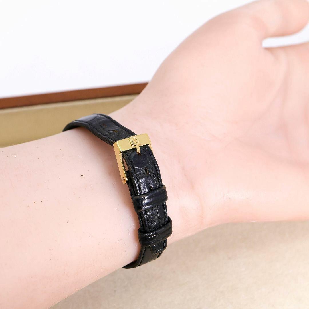 稼働 OMEGA DE VILLE 腕時計 プッシュ式リューズ ゴールド1842