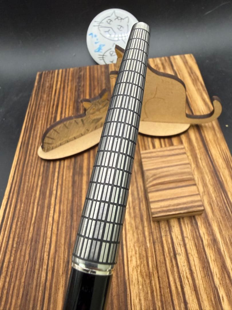 Pilot 万年筆 エリート 蝕刻 ショート 18K レアB 1976