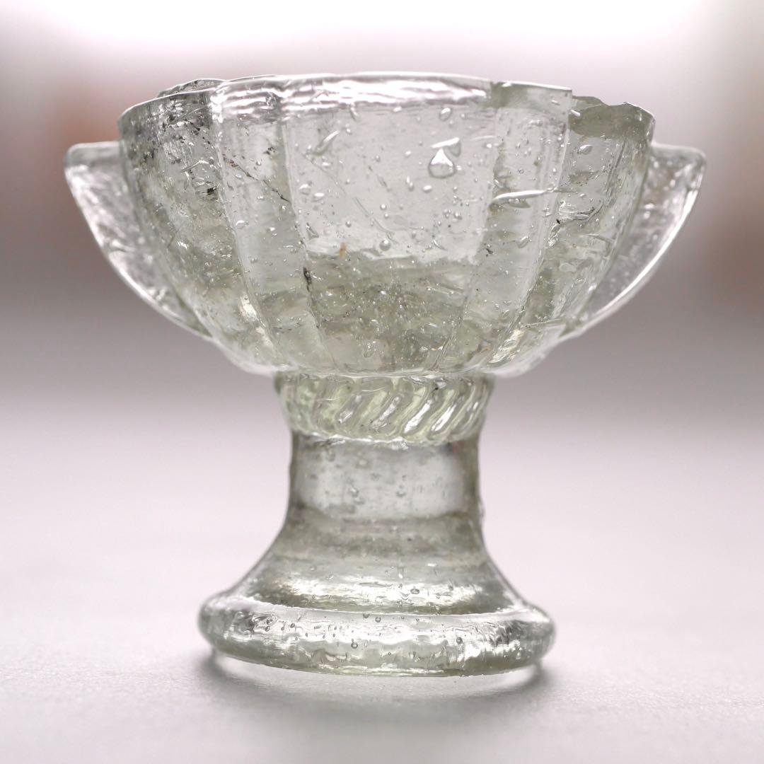 ペロペロ 装飾有り デカペロ 気泡 レトロ 昭和 和ガラス