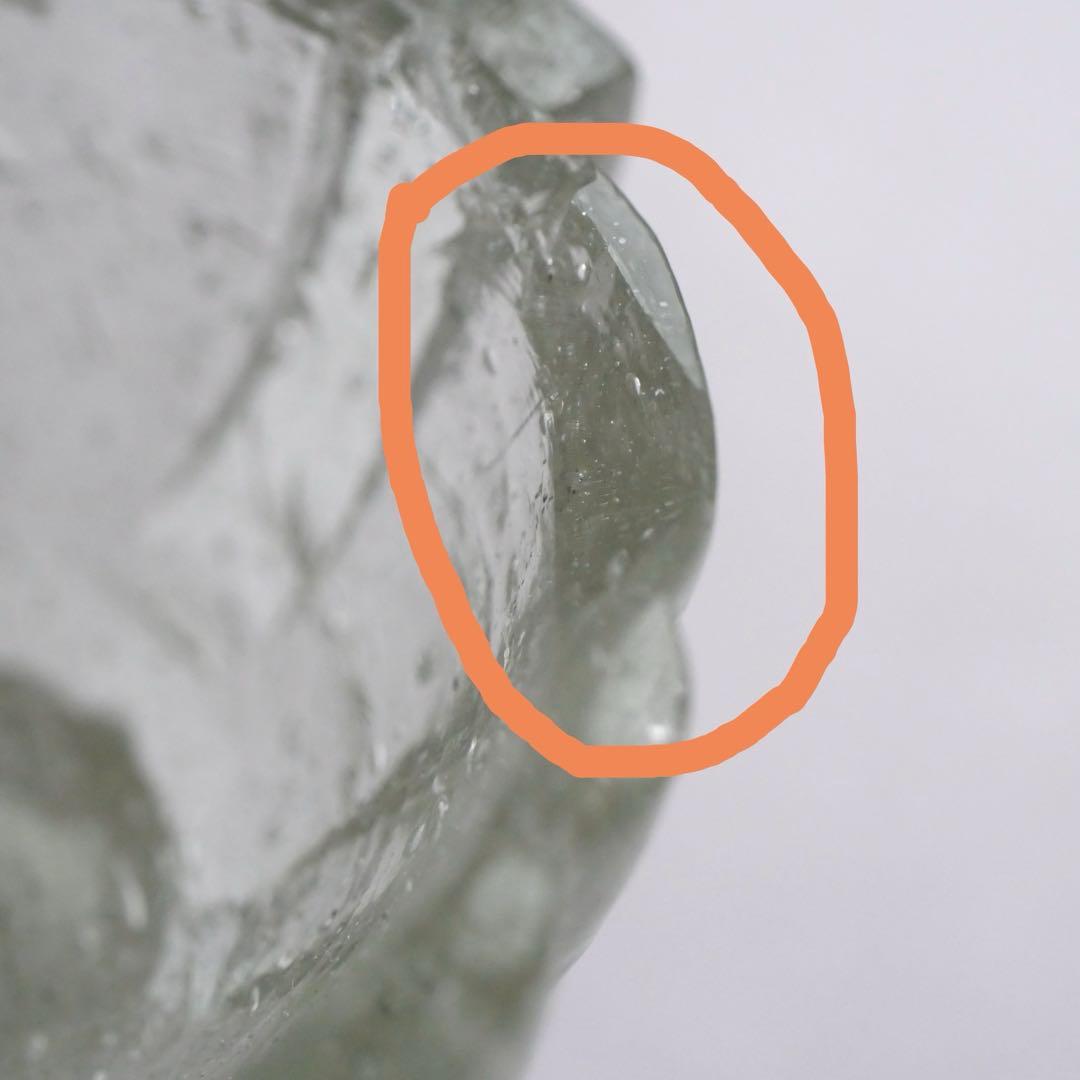 ペロペロ 装飾有り デカペロ 気泡 レトロ 昭和 和ガラス