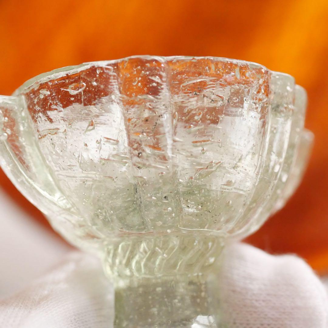 ペロペロ 装飾有り デカペロ 気泡 レトロ 昭和 和ガラス