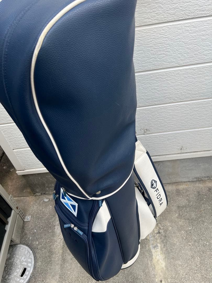 FIDRA キャディバッグネイビー/ホワイト