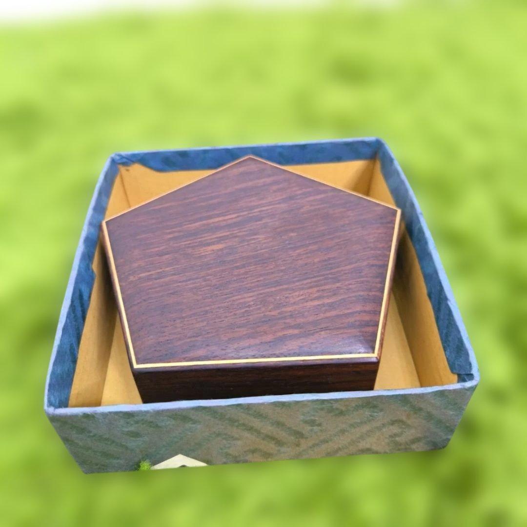 からくり細工　安兵衛　五角小箱　秘密箱