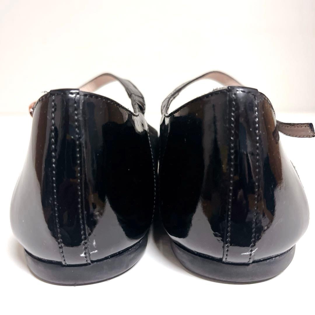 美品✨レペット クレメンス バレエシューズ ブラック 大きいサイズ40
