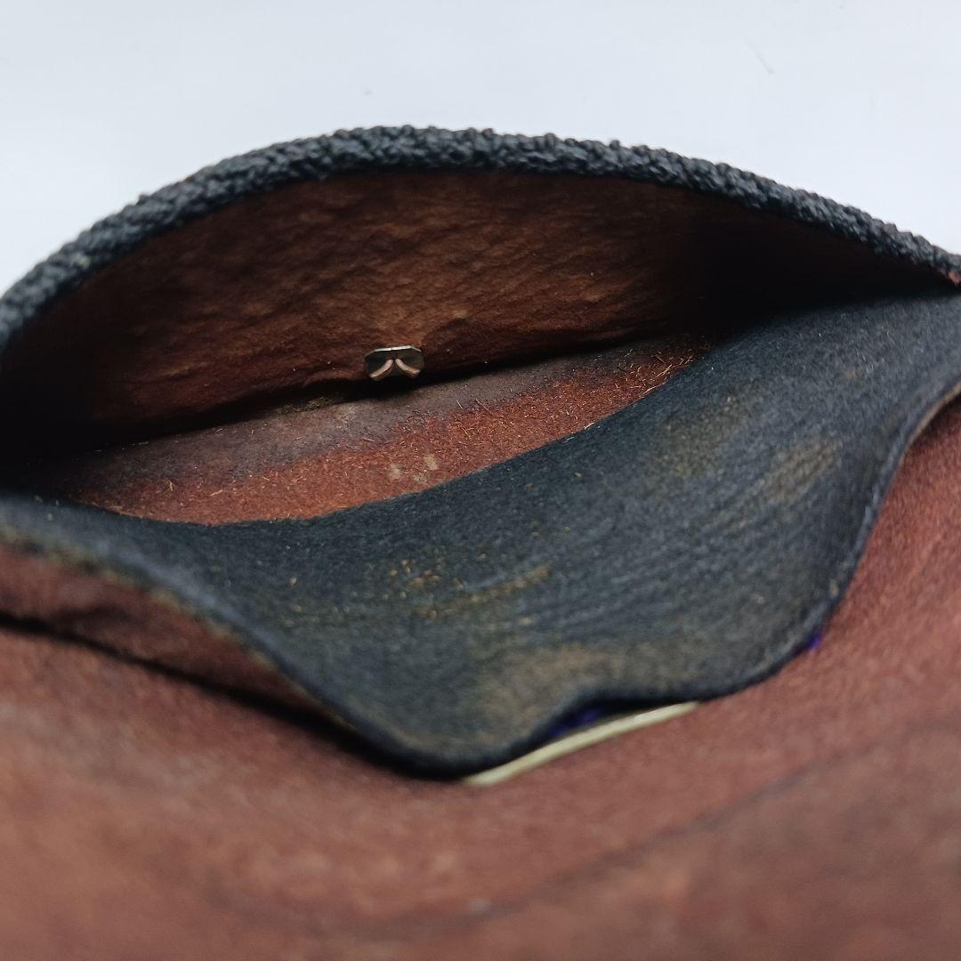 専用 Y2978-6 時代物 象嵌銀金具 煙管筒 煙草入 キセル筒