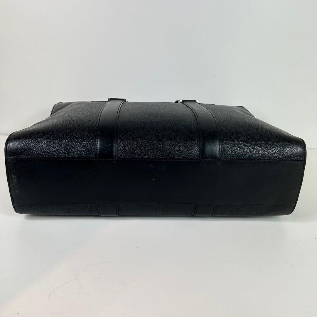 現行・美品✨カルティエ ビジネスバッグ レザー 本革 ブラック A4可 大容量