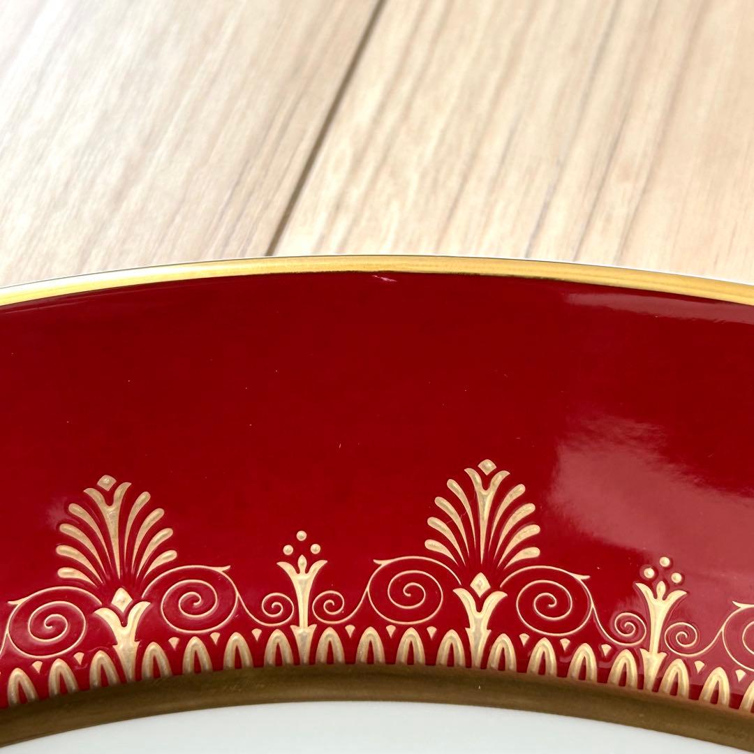 【希少 】 アンセミオン ルビー オーバルプレート 35cm