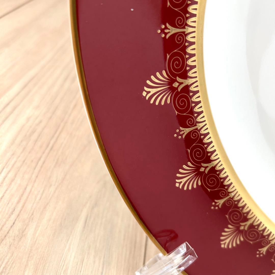 【希少 】 アンセミオン ルビー オーバルプレート 35cm