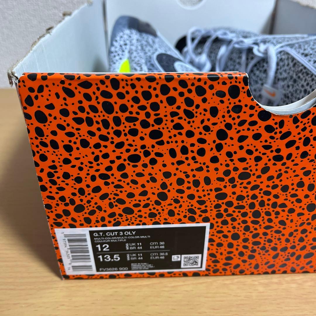 新品 NIKE AIR ZOOM G.T. CUT3 OLY 30cm