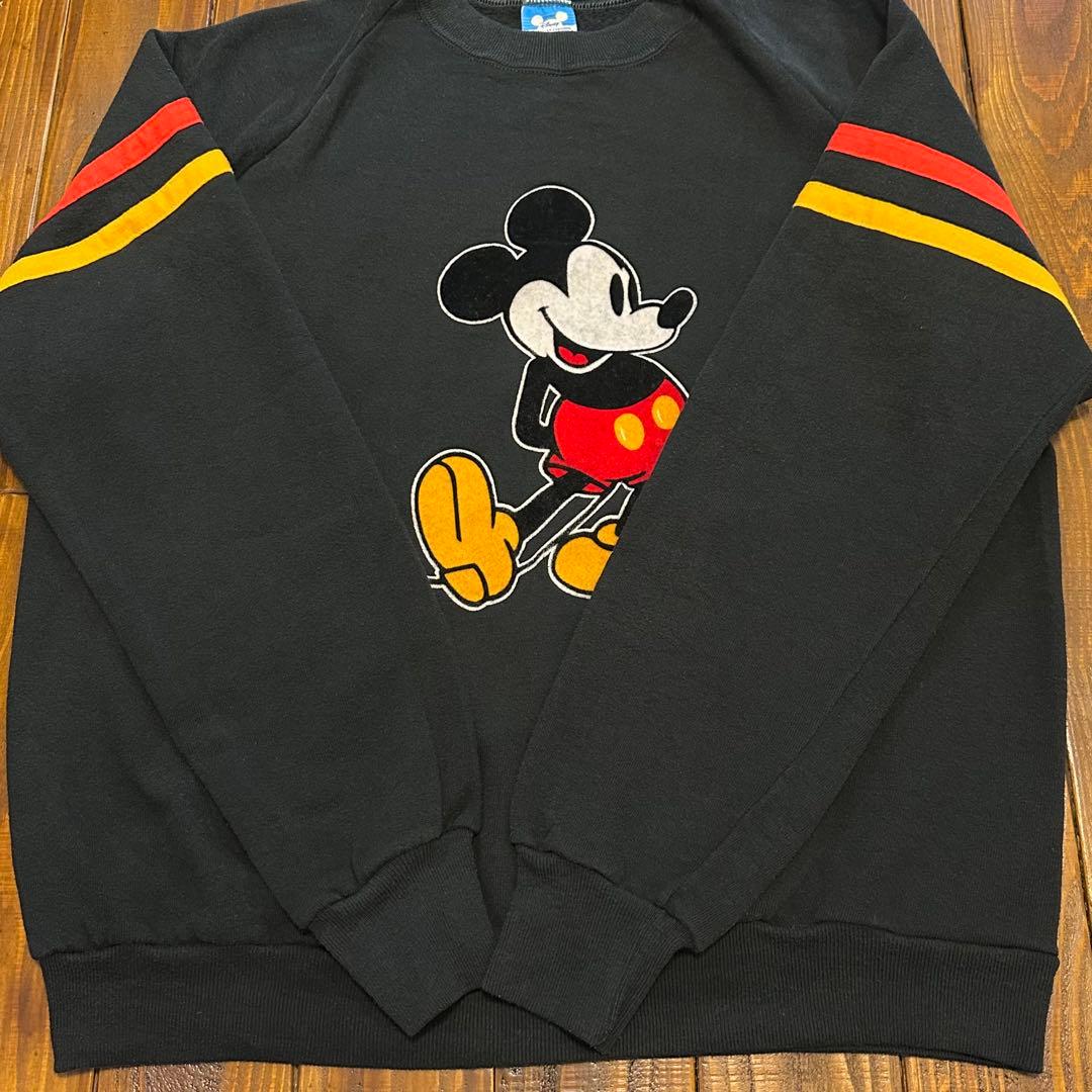 USA製！【Disney ディズニー】ミッキーマウススウェット　80s XL