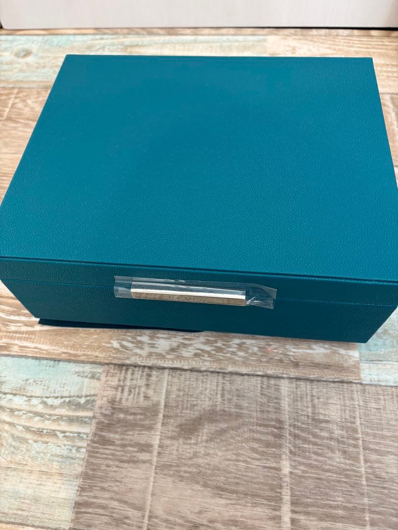 新品　箱シート付　LA MER ラ・メール 青 ジュエリーボックス　収納ボックス