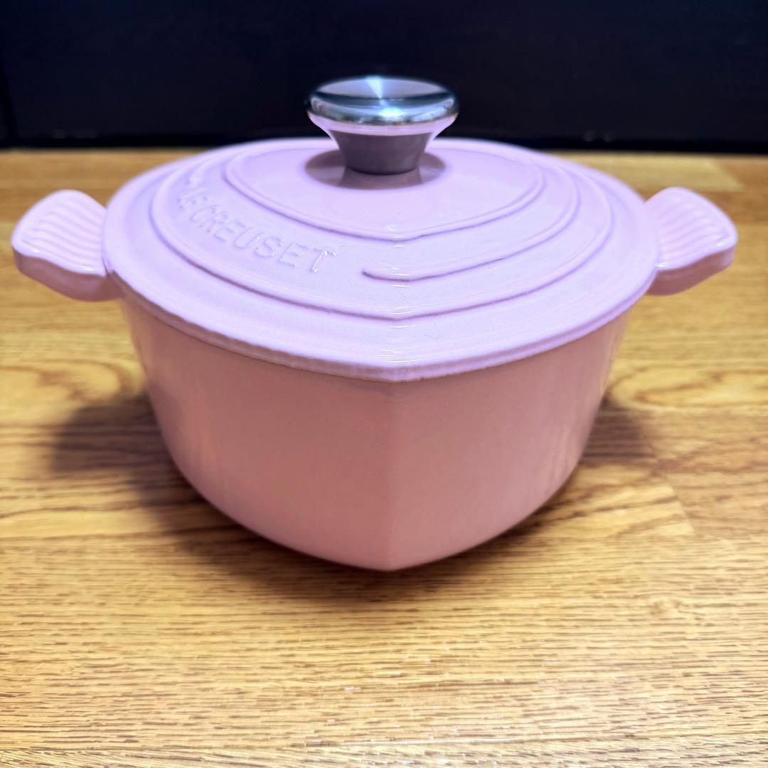 ル・クルーゼ 両手鍋 ピンク 18cm