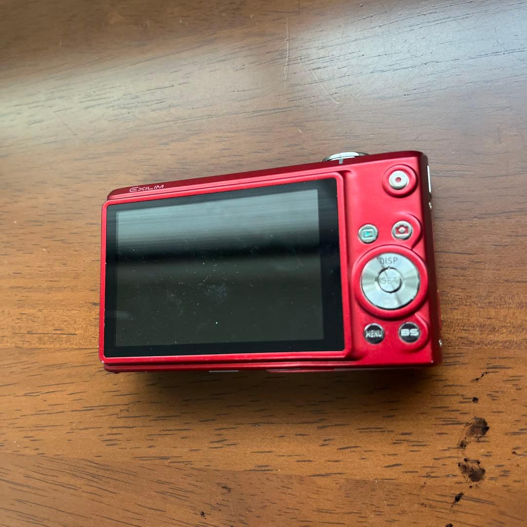 カシオ EXILIM コンパクトデジタルカメラ 赤