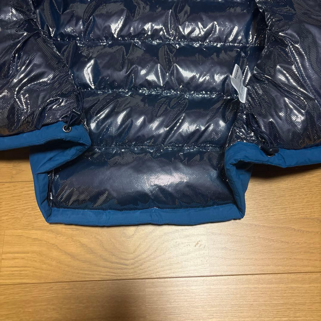 Columbia フード脱着可ダウンジャケット 青