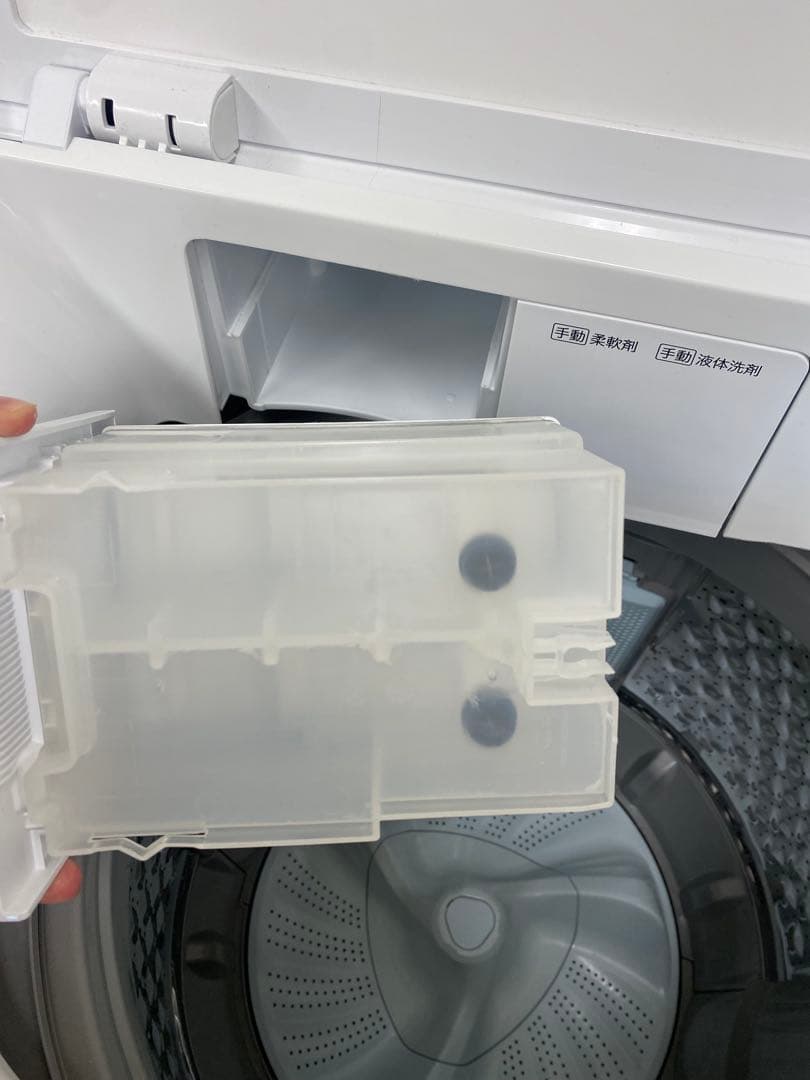 【大容量高年式】ニトリ 8kg洗剤自動投入洗濯機　NT80J1WH 24年製