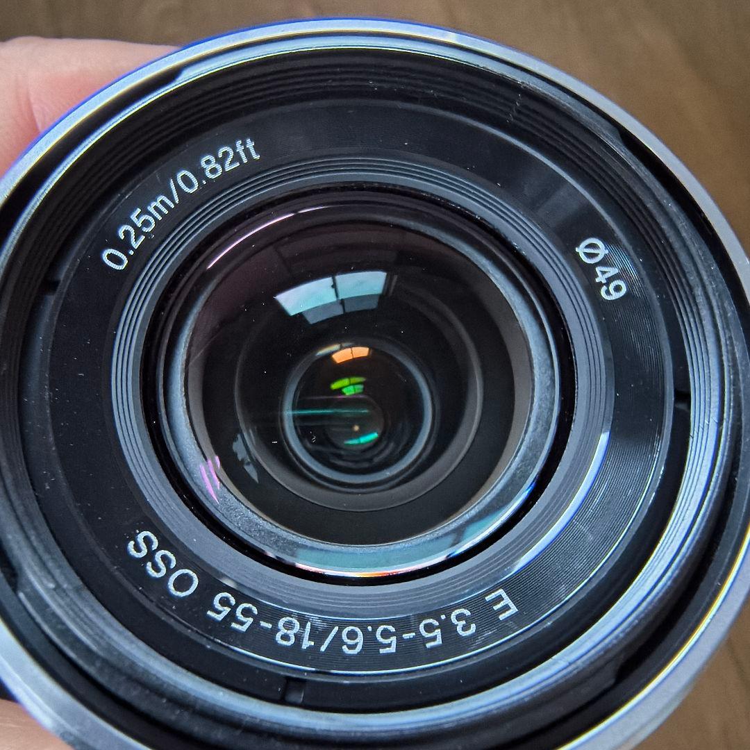 ピンクの猫 SONY NEX-5N ズームレンズ+外付けフラッシュ