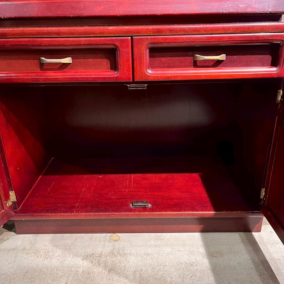 カリモク ライティングデスク キャビネット ライティングビューロー 収納棚