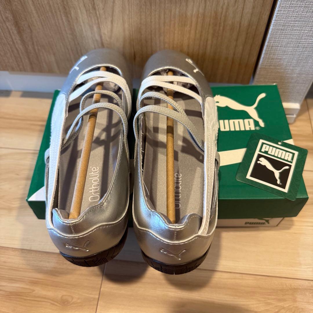 PUMA ウィメンズ スピードキャット バレエ メタリック スニーカー 24.5