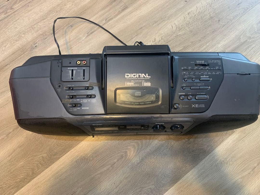 シャープラジカセ、made in Japan