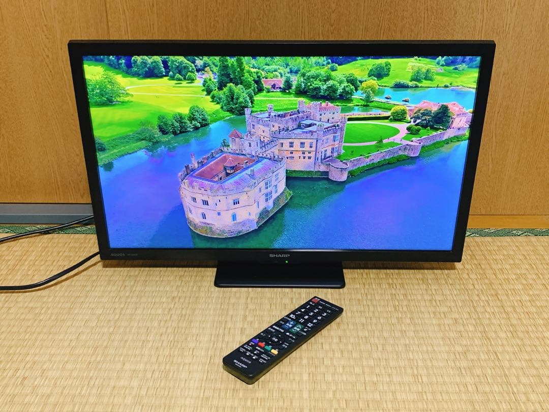 SHARP 液晶テレビ　24v型　2TC24DE 新品に近い⭐2021年製