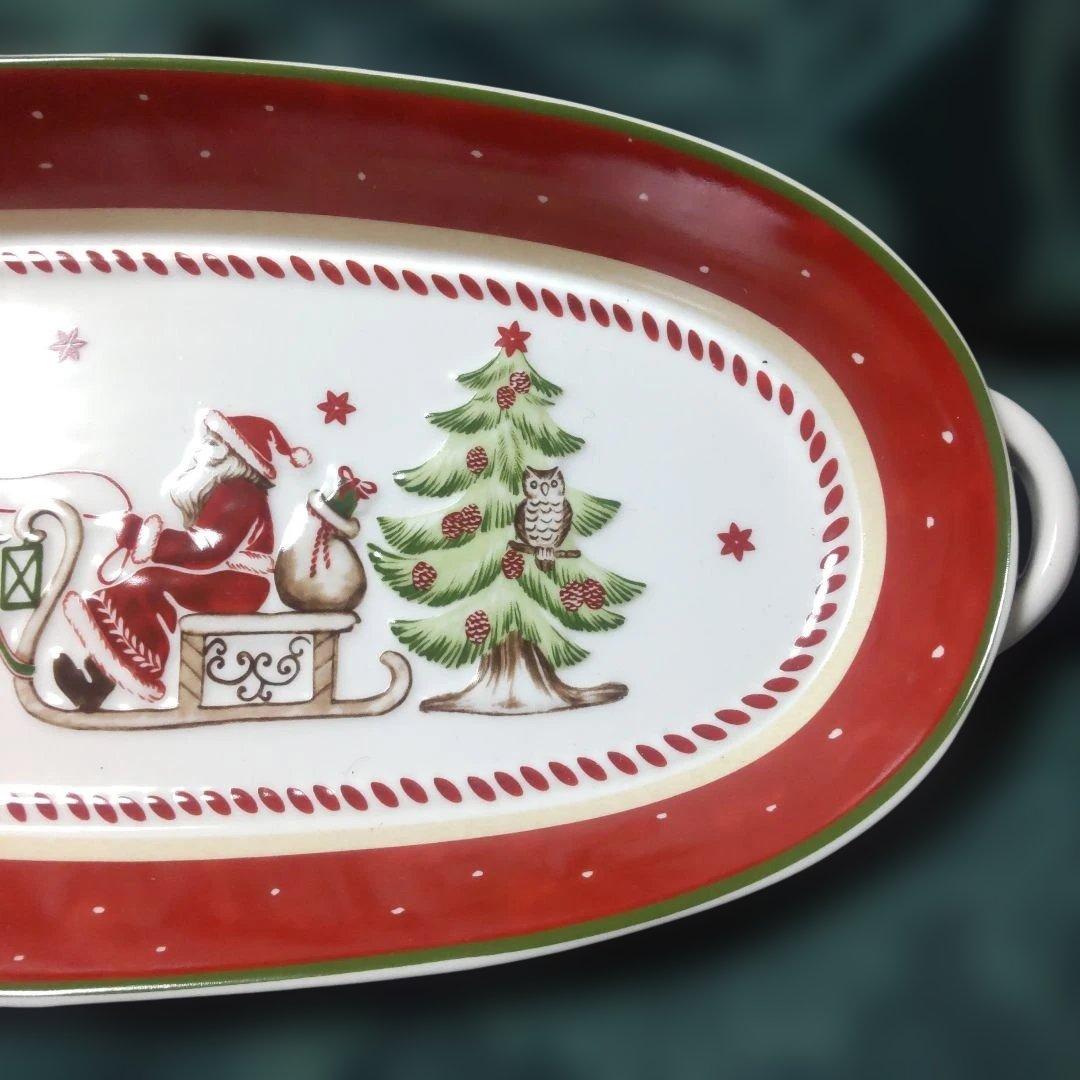 ゆ*こ様 クリスマス Villeroy＆Boch サンタクロース トナカイ 皿