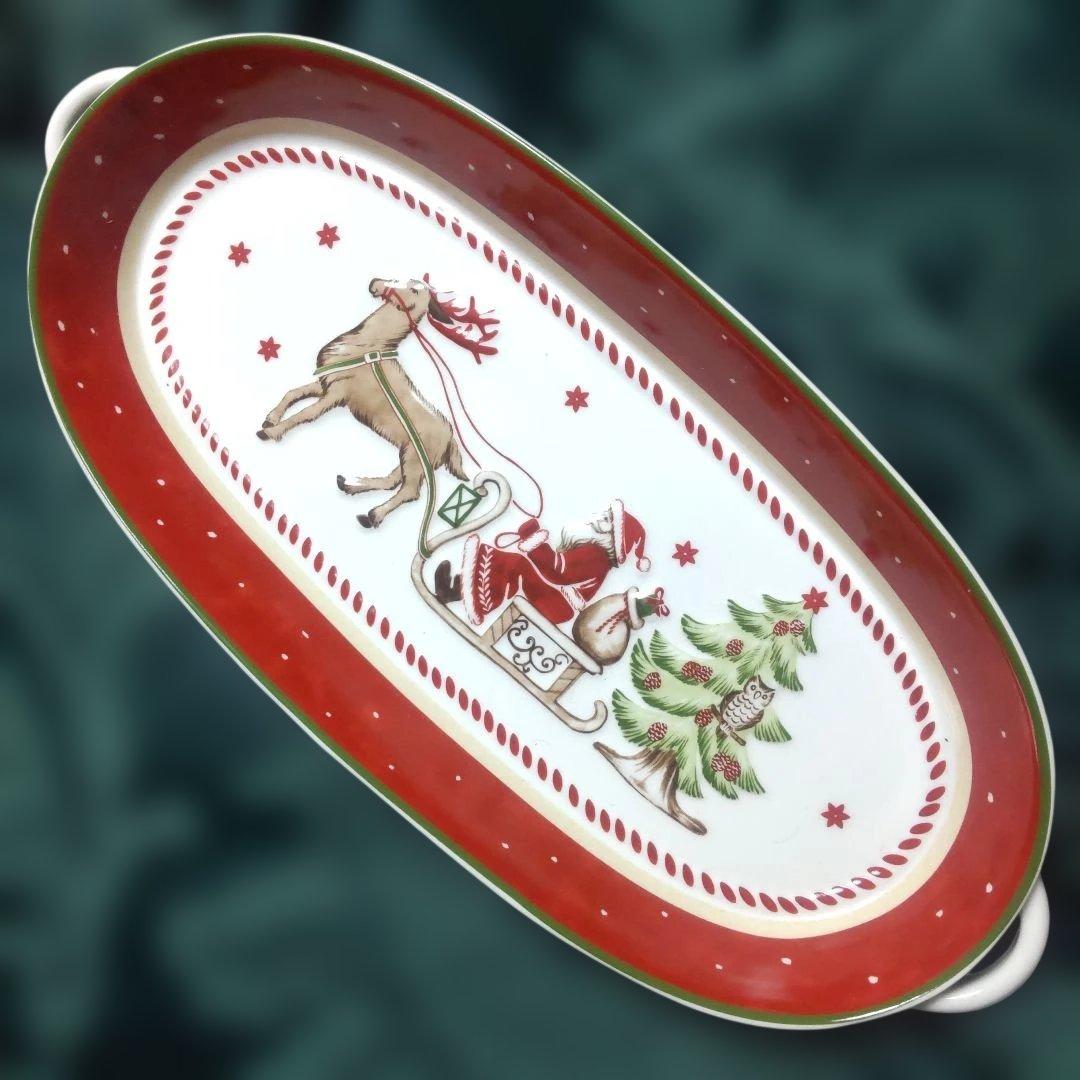 ゆ*こ様 クリスマス Villeroy＆Boch サンタクロース トナカイ 皿