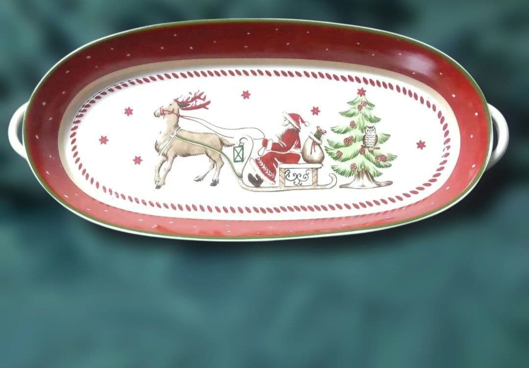ゆ*こ様 クリスマス Villeroy＆Boch サンタクロース トナカイ 皿