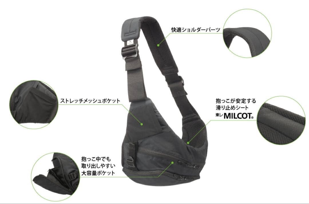 【1回使用・美品】ポルバンモア POLBAN MORE 3wayヒップシート