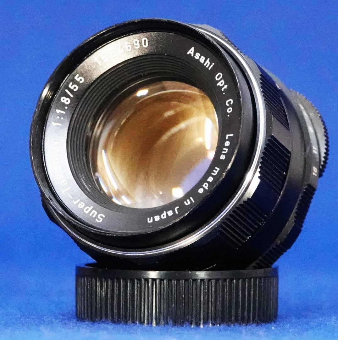 1564690　特級虹色フレア　後期型Super-Takumar　F1.8/55