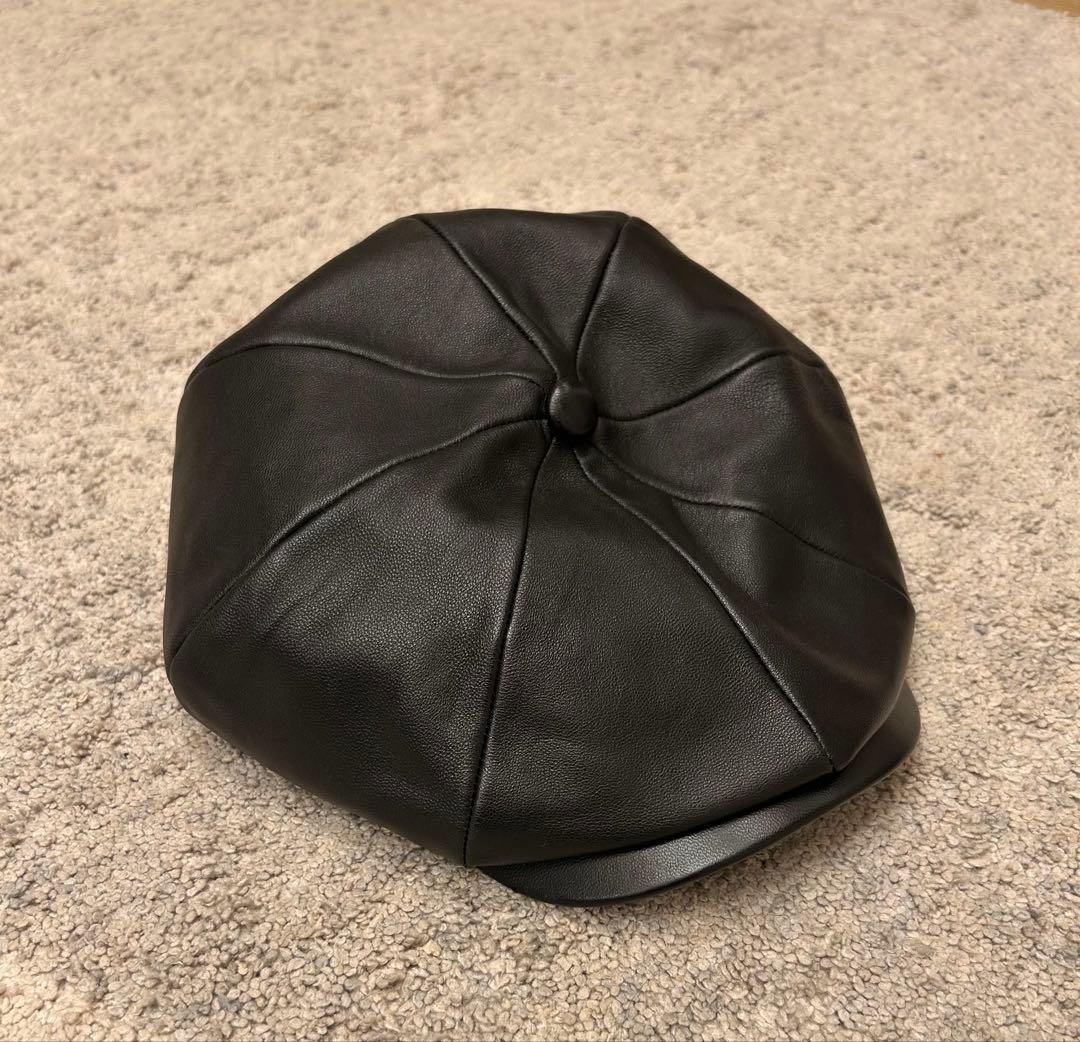 ReqHatter ラムレザーキャスケット