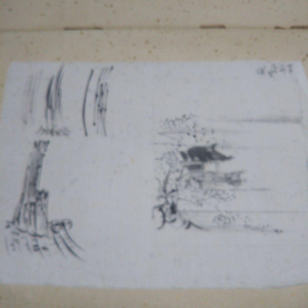 骨董   江戸名所   十二ヶ月   屏風法下画