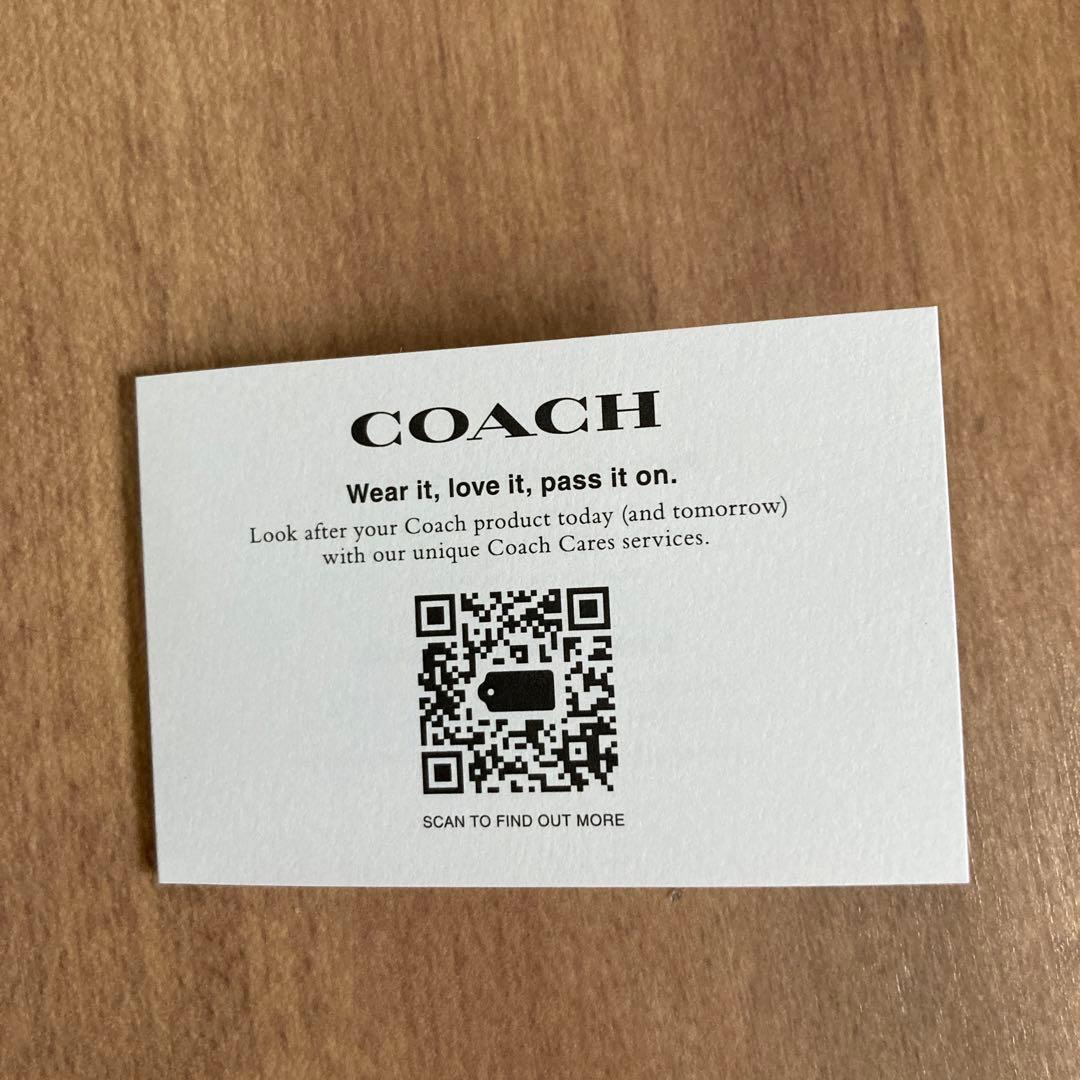 COACH ブラック レザー 名刺入れ　☆新品未使用☆