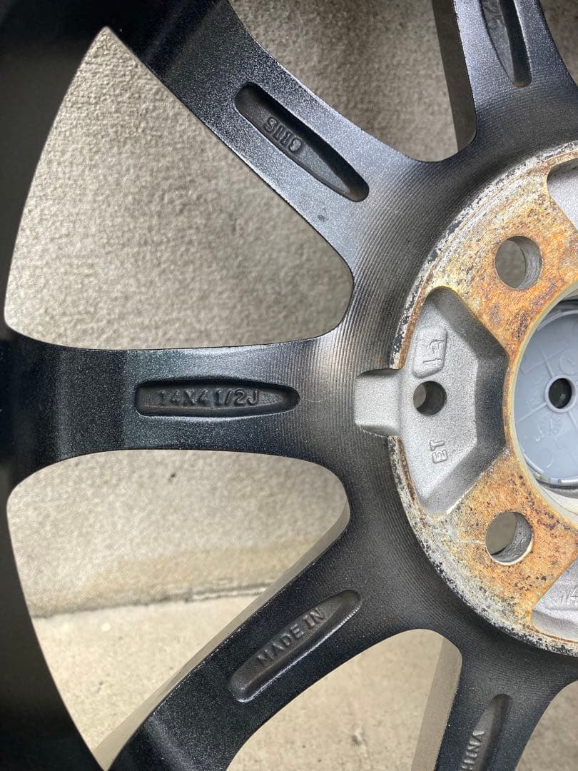 165/65/14インチ スタッドレスホイールセット Hankook 出品1