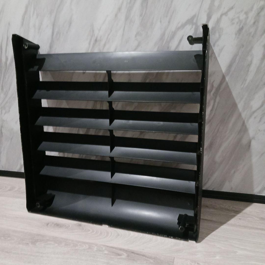 【1度取り付けのみ】ダイキン エアコン室外機ルーバー 風向調整板 ブラック