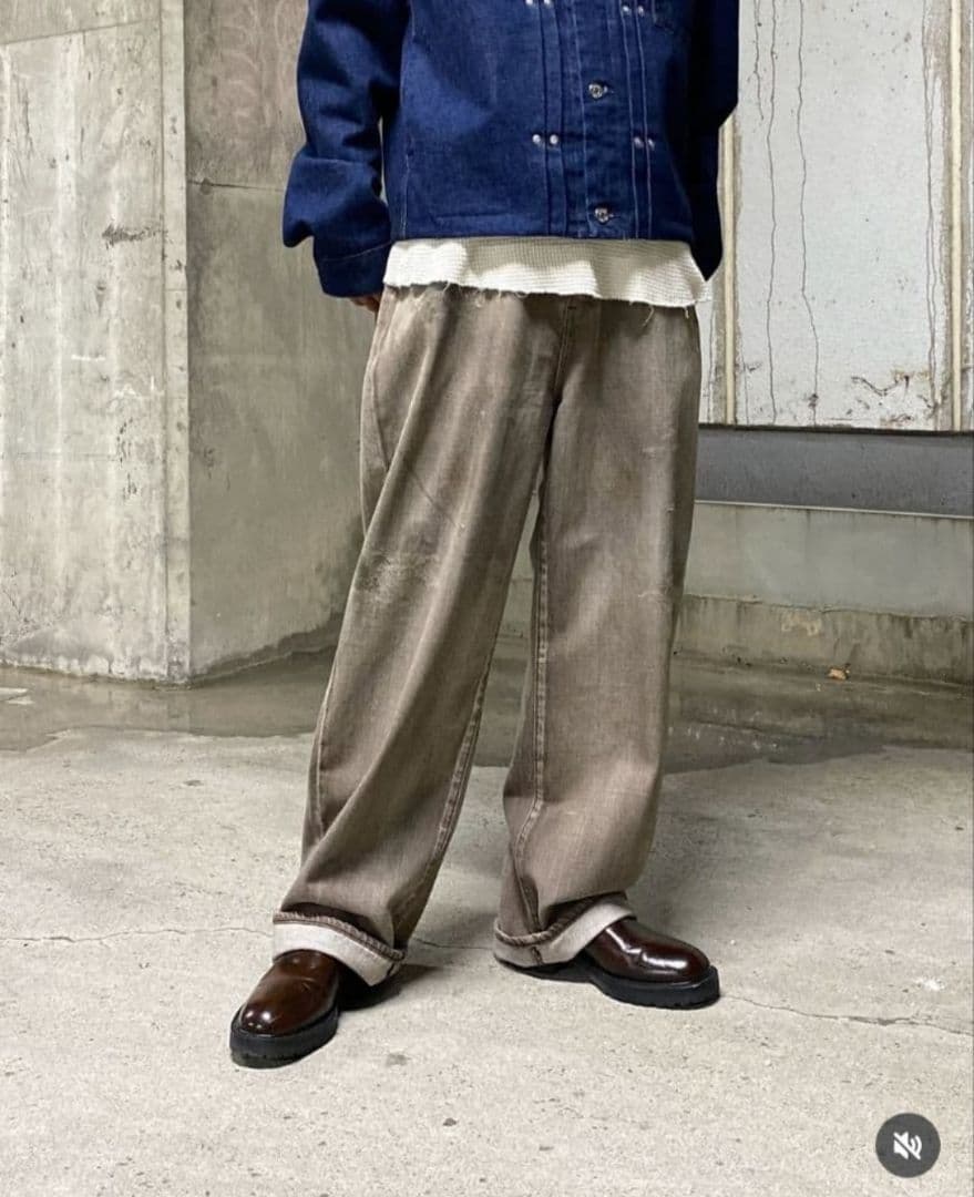 ANCELLM 25AW #01 AGING01 サイズ1 BROWN