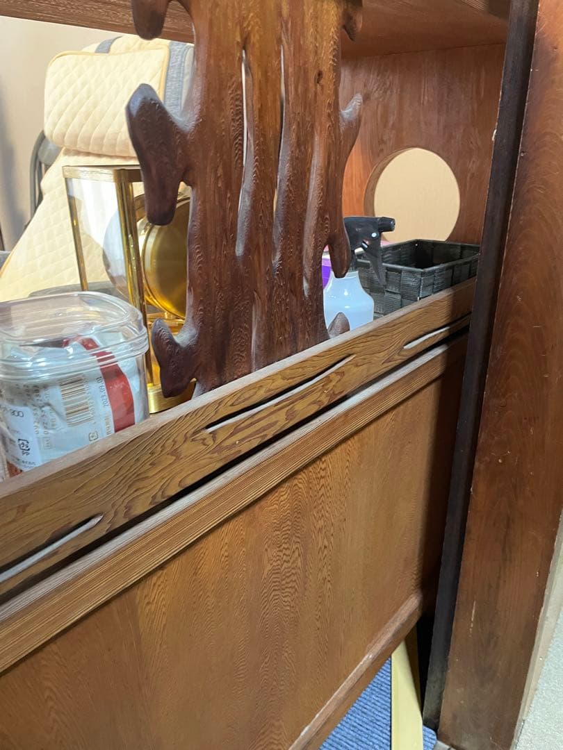 漆塗り　家具　屋久杉　茶箪笥