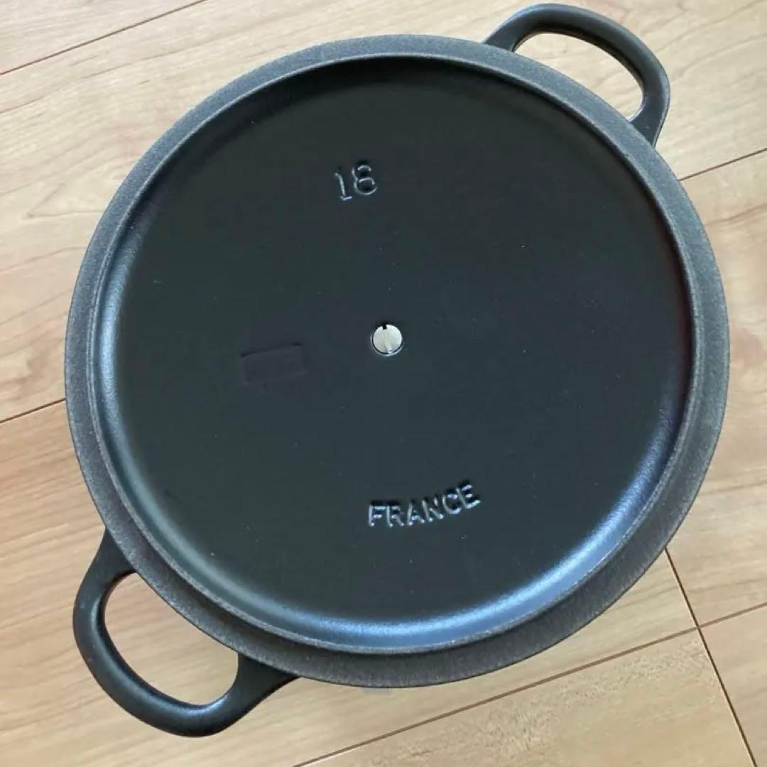 【新品】ル・クルーゼ・マルミット・18cm・ブラック