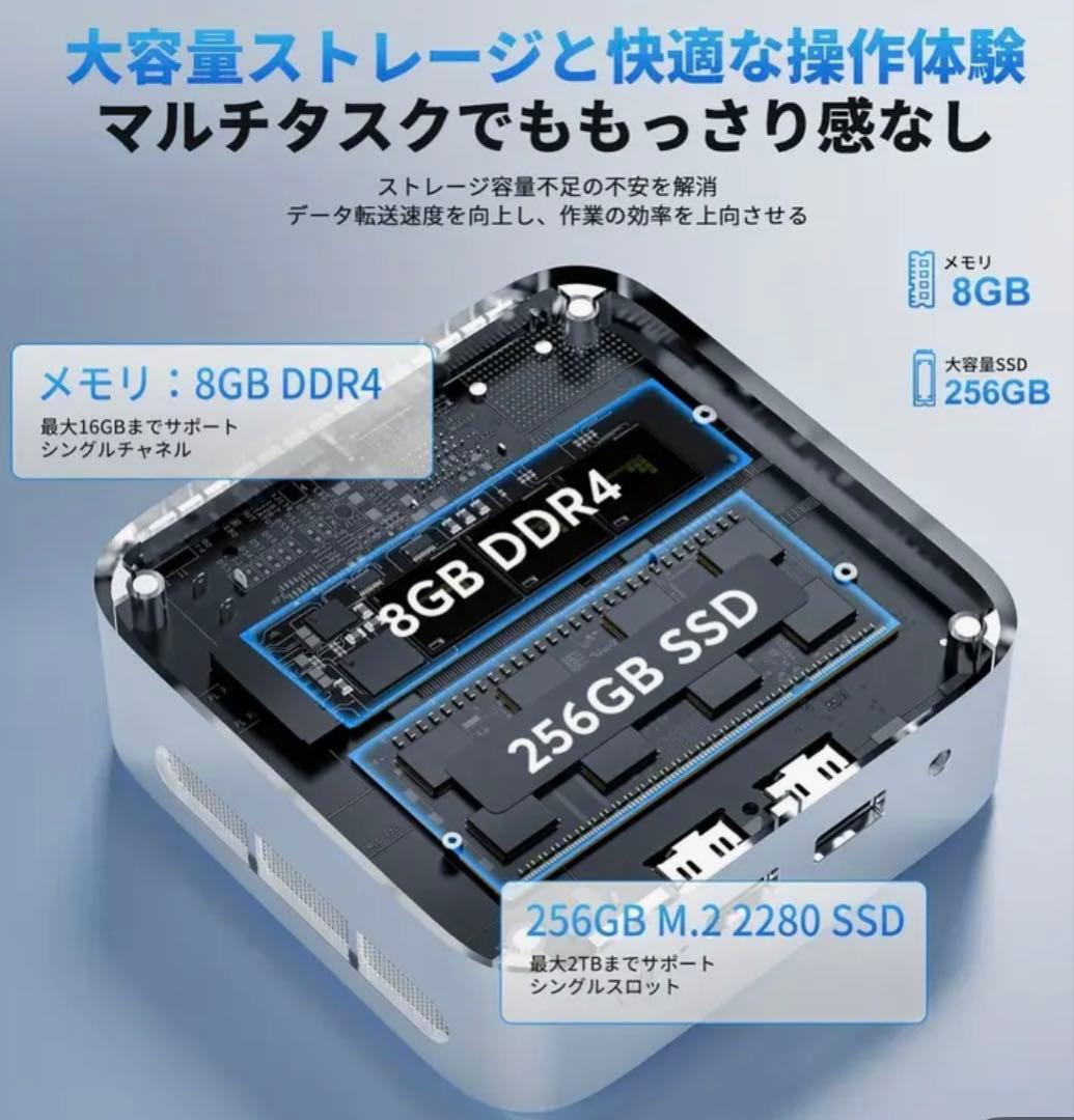 【新品】ACEMAGIC Vista Mini V1 ミニPC ブラック