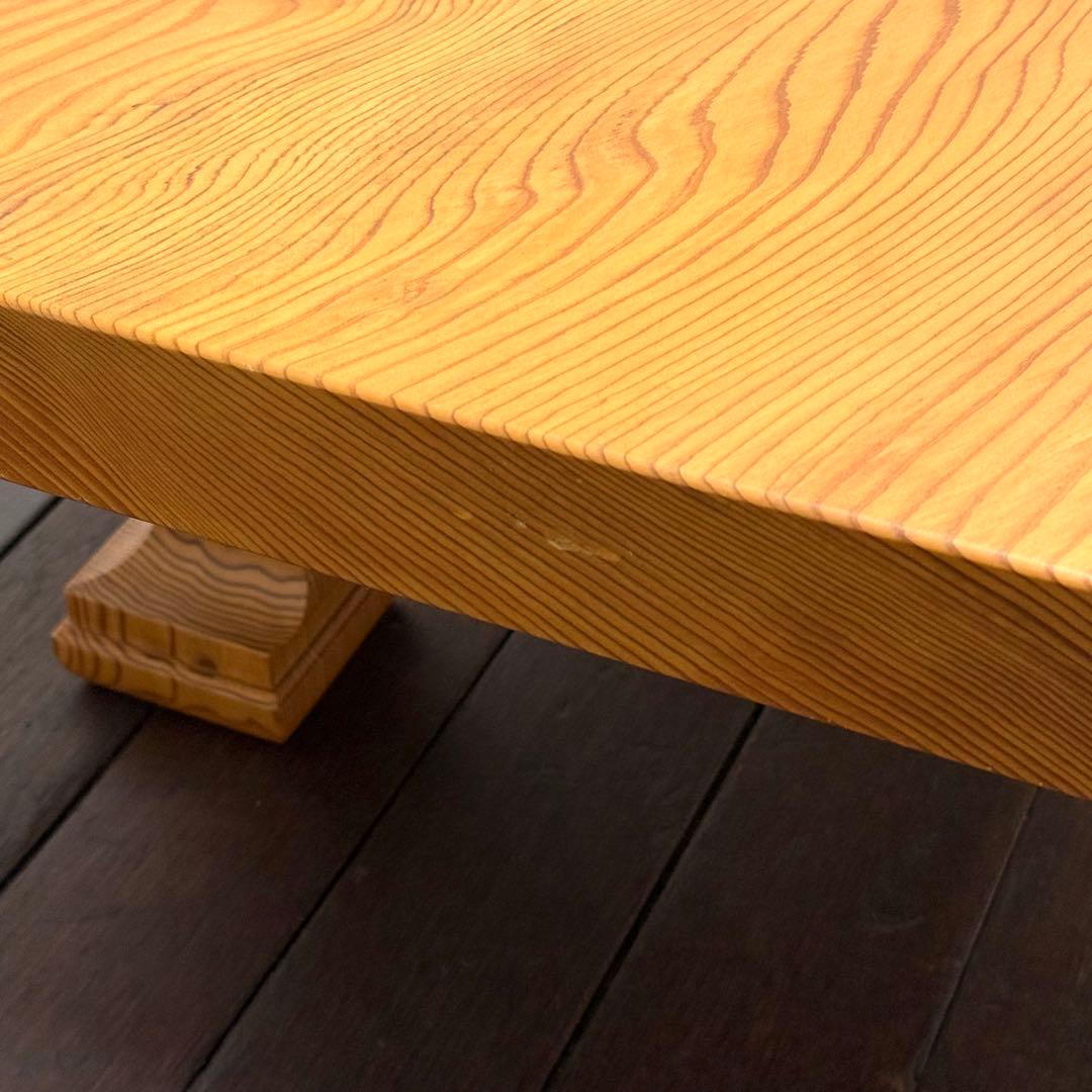 H21K36 天然秋田杉 一枚板 座卓 センターテーブル