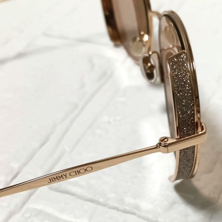 578【美品】JIMMY CHOO ジミーチュウ サングラス ラメフレーム