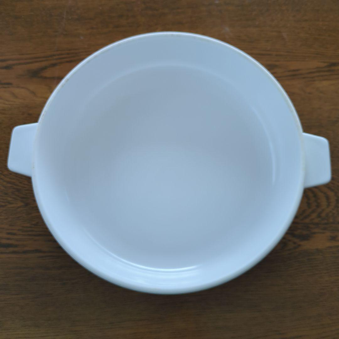 ノリタケチャイナ　北欧柄　progession 　レトロ陶器キャセロール鍋