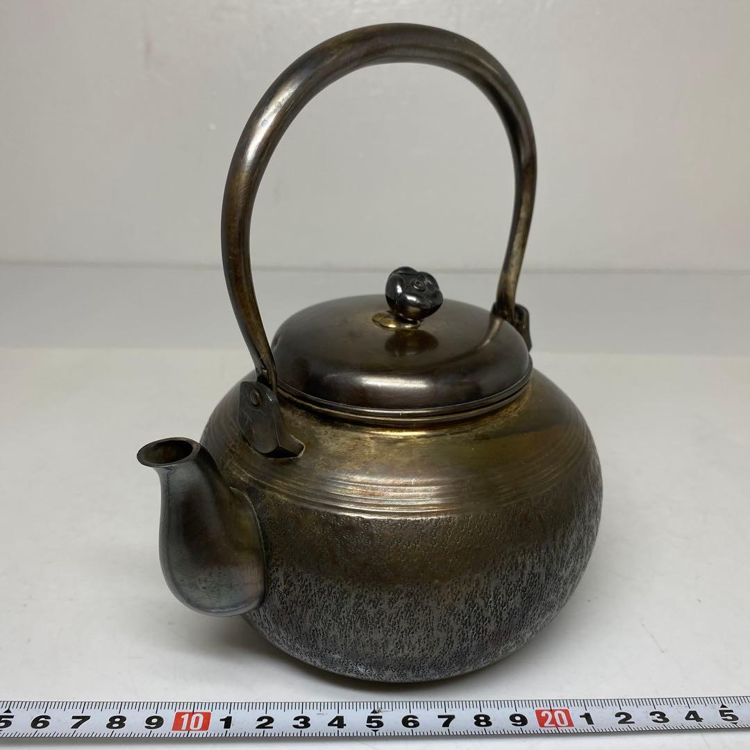 純銀刻印　銀瓶 402g トウオ　東さ7-0330☆2F