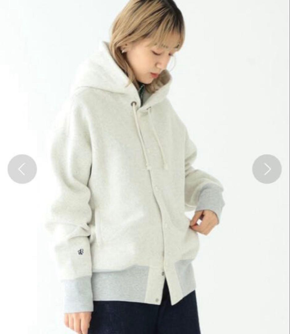 Champion BEAMS BOY 別注 リバースウィーブ　スウェットパーカー