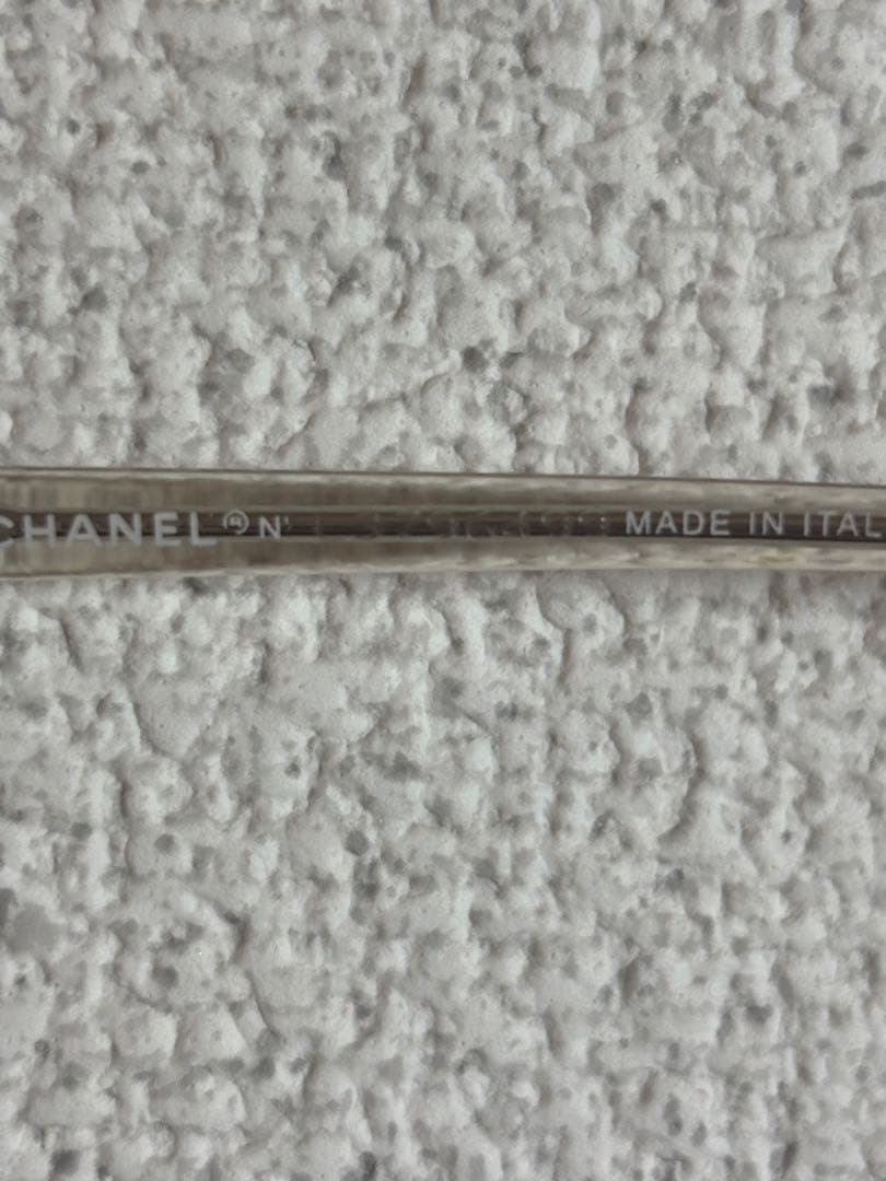 シャネル 4067 サングラス リムレス メガネ グレーグラデーション y2k