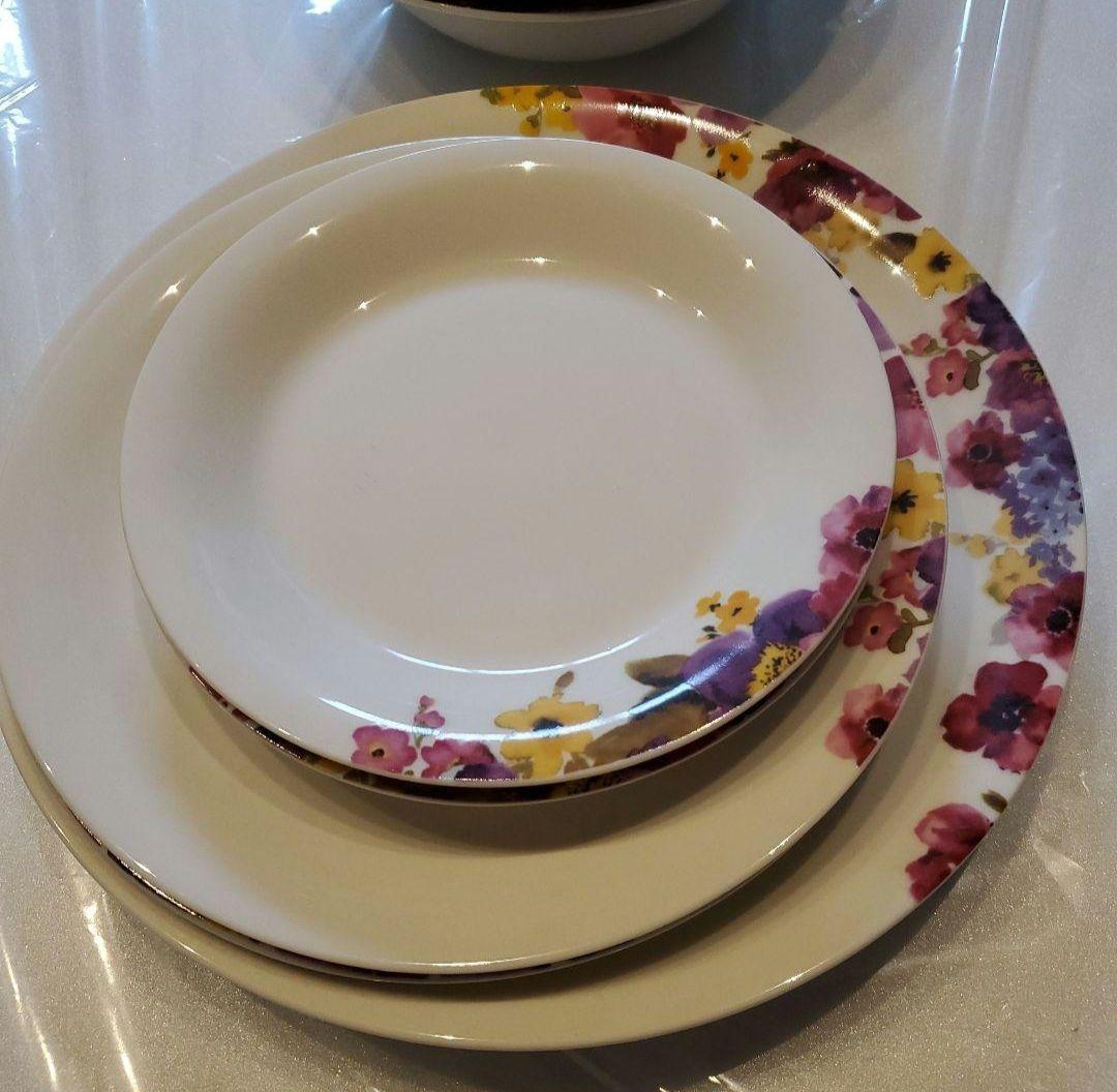 メルカリ便送料込♪Francfranc♪花柄陶器深皿フランフランフロナFLONA